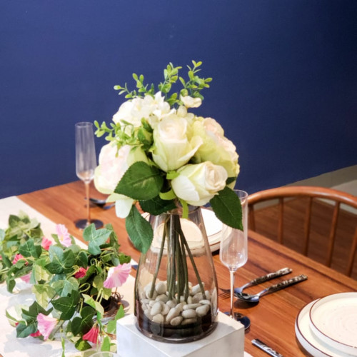 Galena Glass 1319 Brown Vase 6