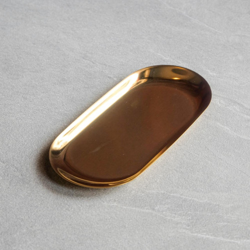 Gold Oval Jewelry Tray 2