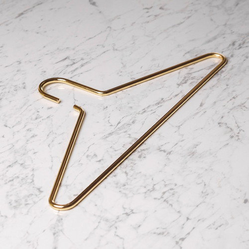 Gold Plated Metal Coat Hanger 2