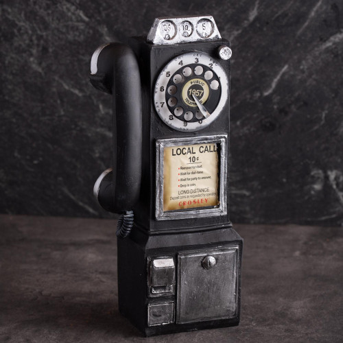 Hanging Phone Black Table Décor