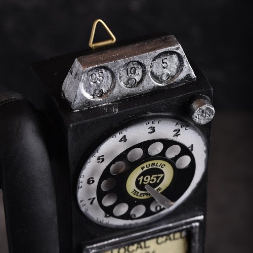 Hanging Phone Black Table Décor 2