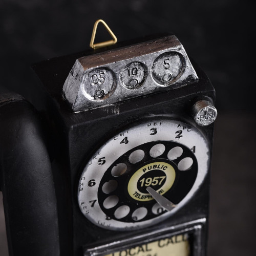 Hanging Phone Black Table Décor 2