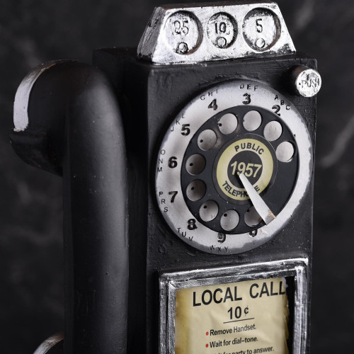 Hanging Phone Black Table Décor 3