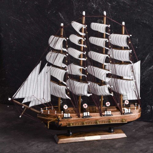 Miniature Sailing Ship Room Décor