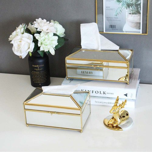 Mirror Large Tissue Box 23 x 11.8cm 9