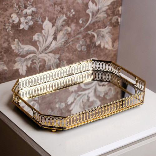 Modern Mirror Tray Round 32cm