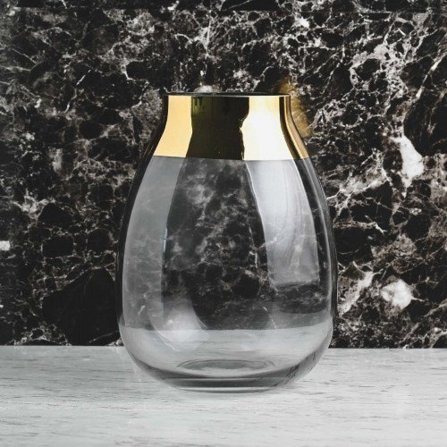 Mythical Glass 0502 Flower Vase Aqua 2
