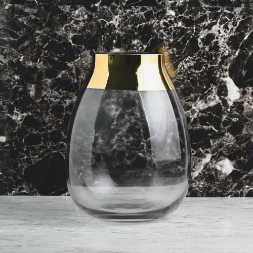 Mythical Glass 0502 Flower Vase Aqua