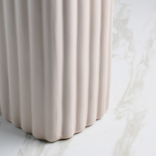 Pewter Decorative Vase Large Beige 3