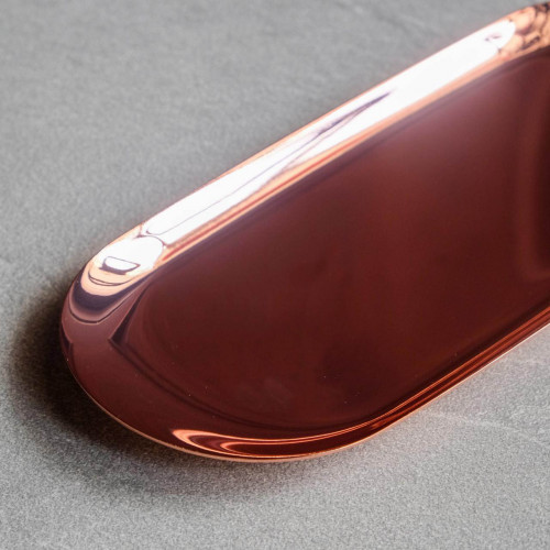 Rose Gold Oval Jewelry Tray 3
