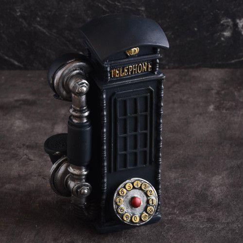 Telephone Box Black Table Décor