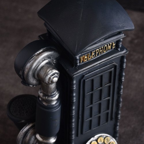 Telephone Box Black Table Décor 4
