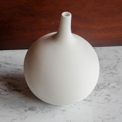 Tranquil White Decorative Vase 2