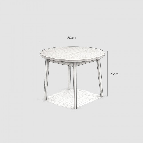 Caldera 5-Pieces Dining Set 12