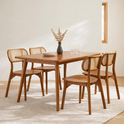 Linden 5-Pieces Dining Set 2