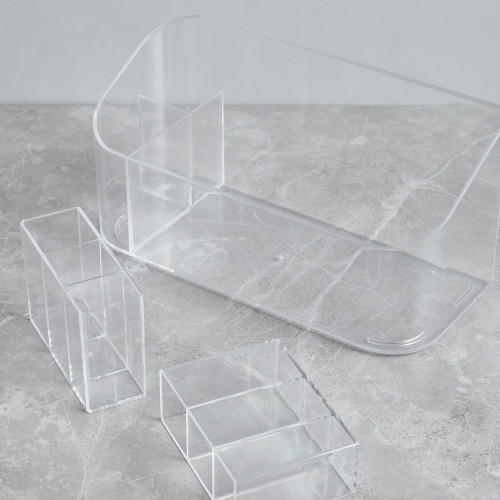 Transparent Cosmetic Organizer - 20 x 8.6 x 10.2cm 4