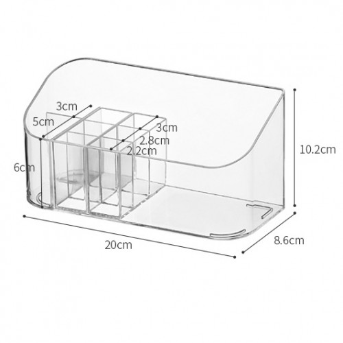 Transparent Cosmetic Organizer - 20 x 8.6 x 10.2cm 7