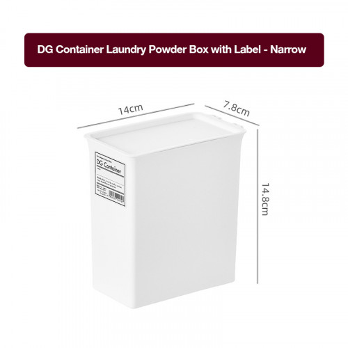 DG Container Laundry Powder Box with Label
