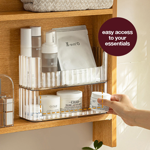 Mira Stackable Cosmetic Tray 3