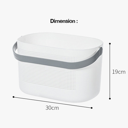 Lille Drainable Multipurpose Storage Basket Grey 3