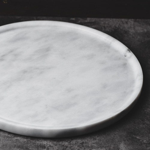 Round Marble Tray 10" 2