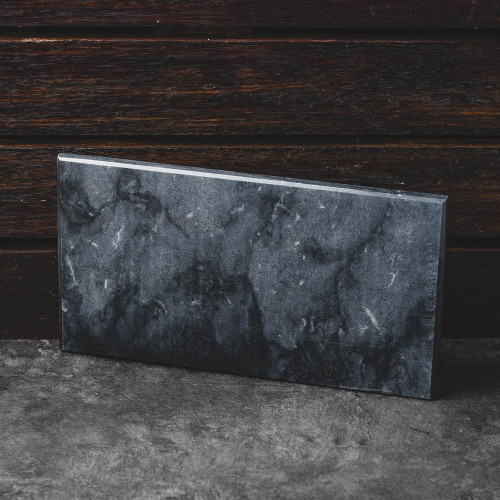 Thin Rectangular Marble Board Black 29cm x 15.5cm 2