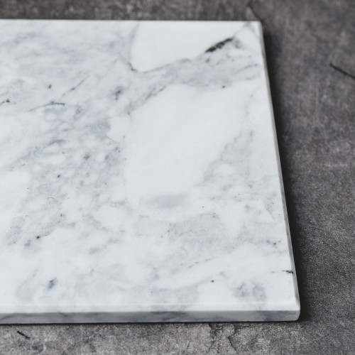 Thin Rectangular Marble Board White 29cm x 15.5cm 4