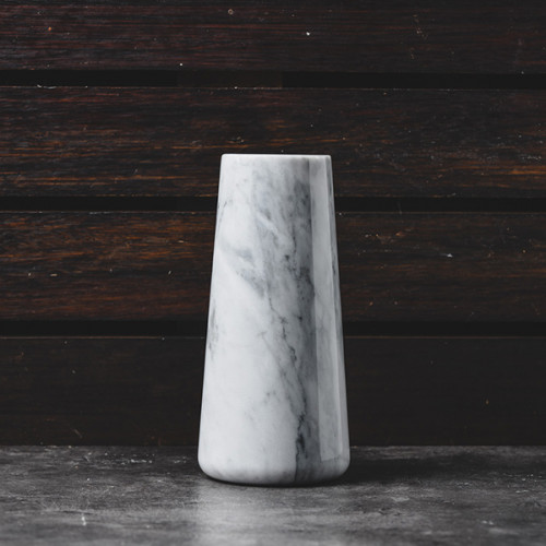 Creative Marble Décor Vase White 6.5cm x 20cm 3