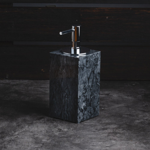 Marble Soap Dispenser Black