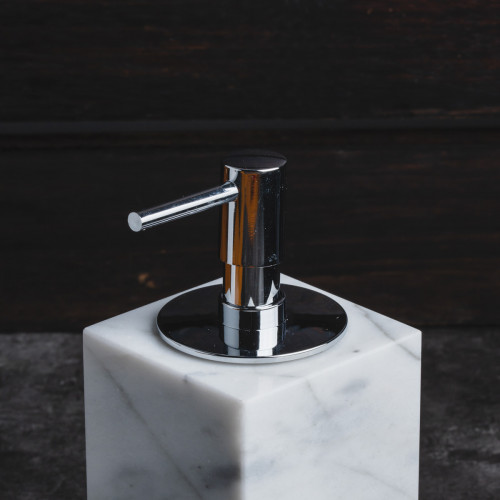 Marble Soap Dispenser White 2
