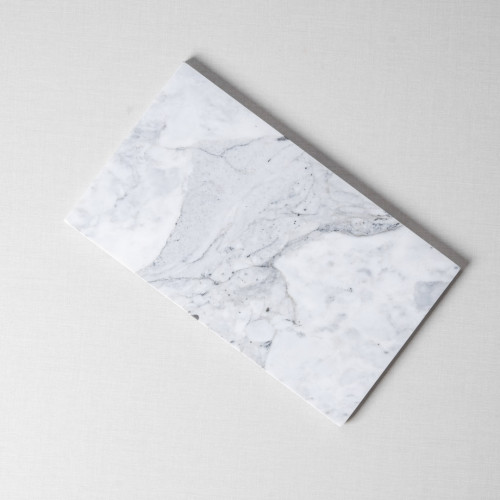 Rectangular Marble Accent Tray White 27.7cm x 16cm