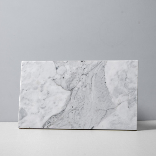 Rectangular Marble Accent Tray White 27.7cm x 16cm 4