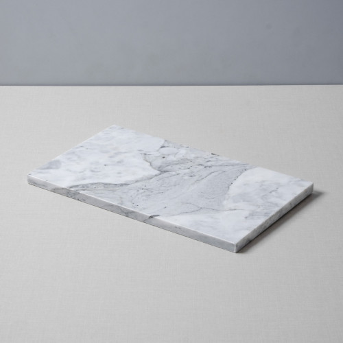 Rectangular Marble Accent Tray White 27.7cm x 16cm 5