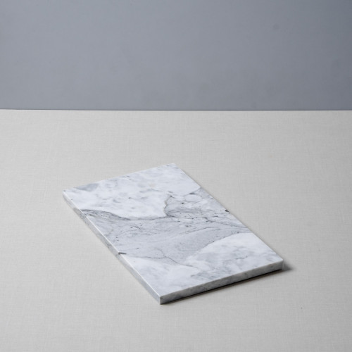 Rectangular Marble Accent Tray White 27.7cm x 16cm 6