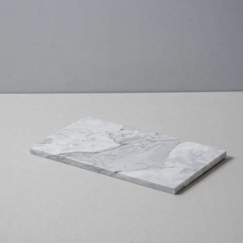 Rectangular Marble Accent Tray White 27.7cm x 16cm 7