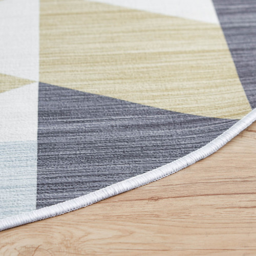 Jagged HY64 Floor Carpet Round 120cm 2