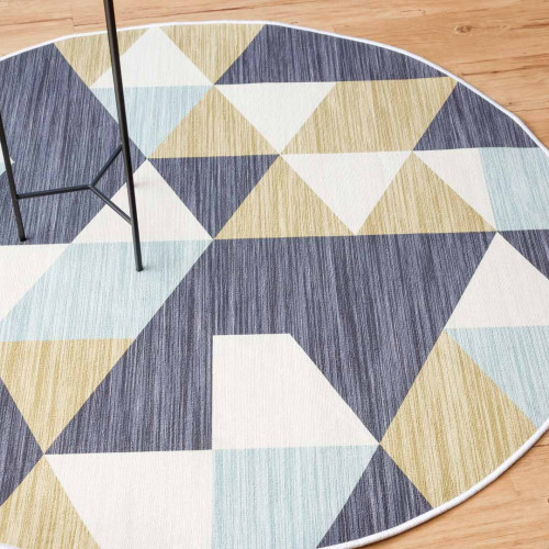 Jagged HY64 Floor Carpet Round 120cm 4