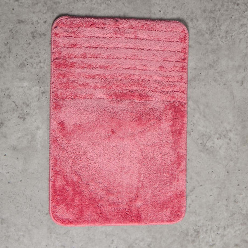 Simple Luxury Bath Rug Burgundy 2