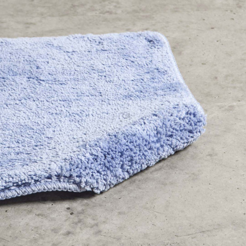 Simple Luxury Bath Rug Blue 3