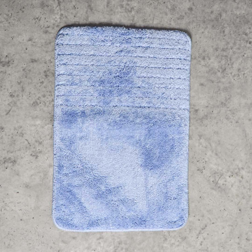 Simple Luxury Bath Rug Blue 6