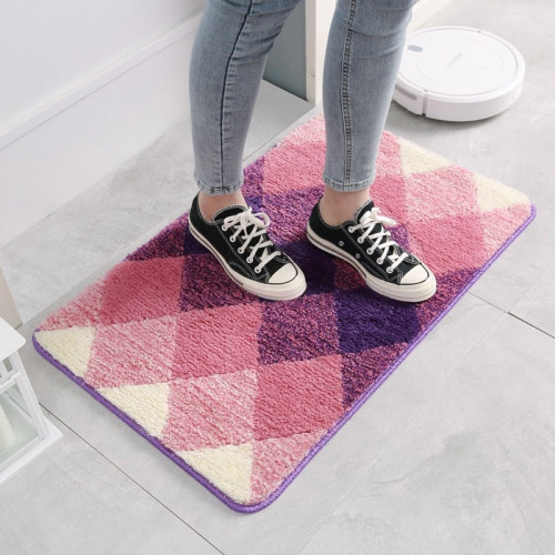 Diamond Bath Rug Violet 5