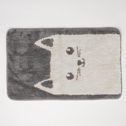 Cartoon Kitty Bath Rug