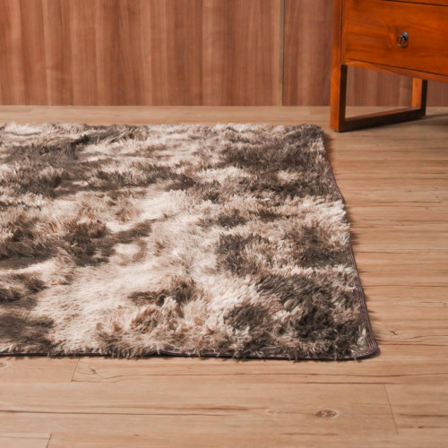 Cozhome Fluffy Area Rug 160x230cm - Coffee 6