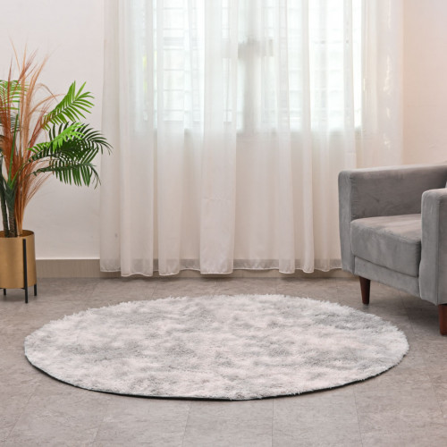 Cozhome Fluffy Area Rug Round 160cm - Grey