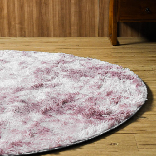 Cozhome Fluffy Area Rug Round 160cm - Lotus 5