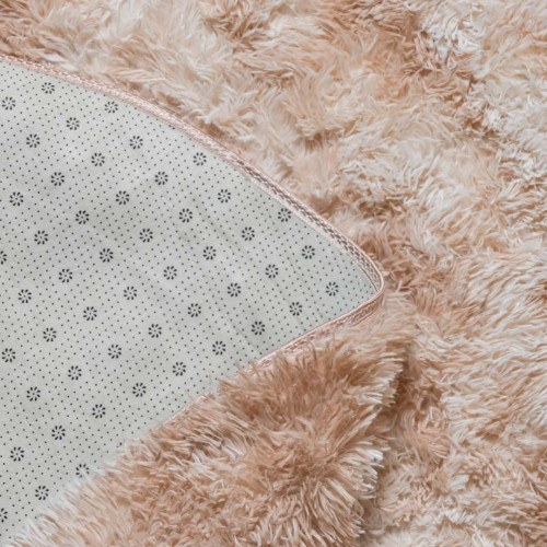 Cozhome Fluffy Area Rug Round 160cm - Beige 5
