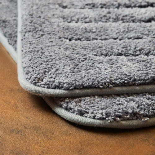 Utopia Dark Gray Bath Rug 6