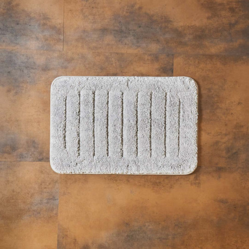 Utopia Light Gray Bath Rug