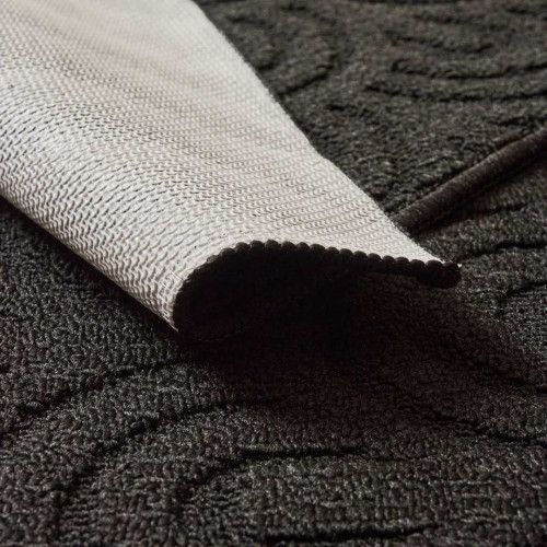 Black Half Circles Doormat 2