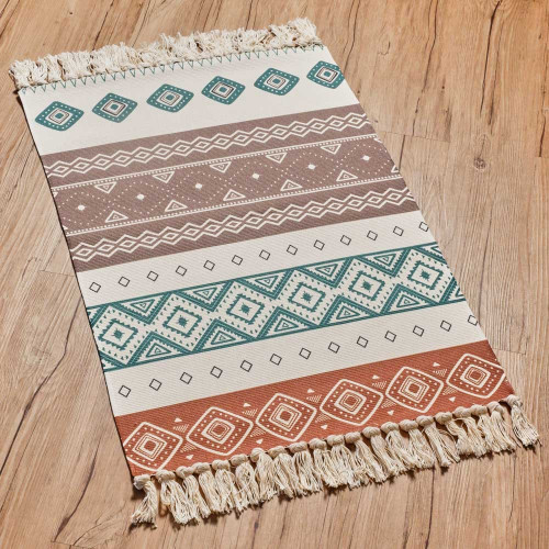 Scandy Patterned Floor Mat 60 x 90cm - Sabra 3